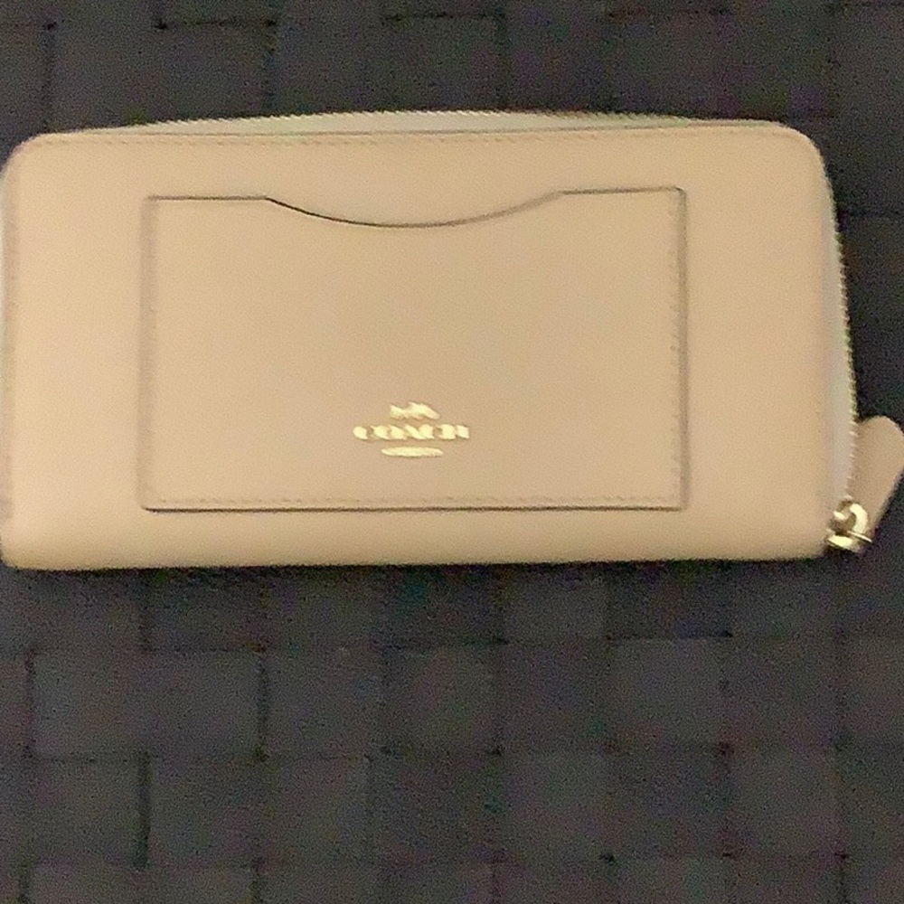 Coach zip wallet